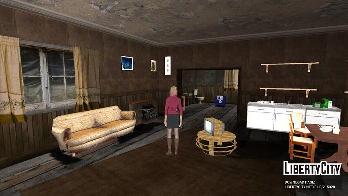James and Maria from Silent Hill 2 Remake / GTA San Andreas