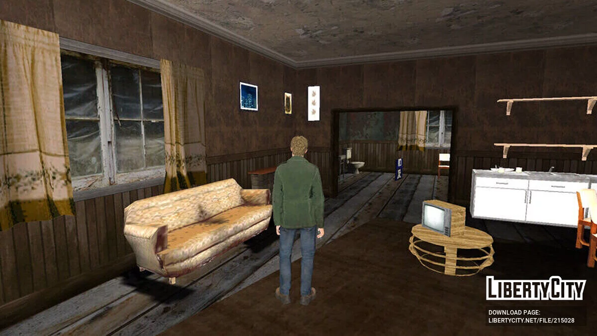 James and Maria from Silent Hill 2 Remake / GTA San Andreas