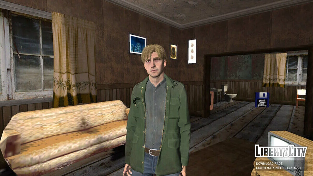 James and Maria from Silent Hill 2 Remake / GTA San Andreas