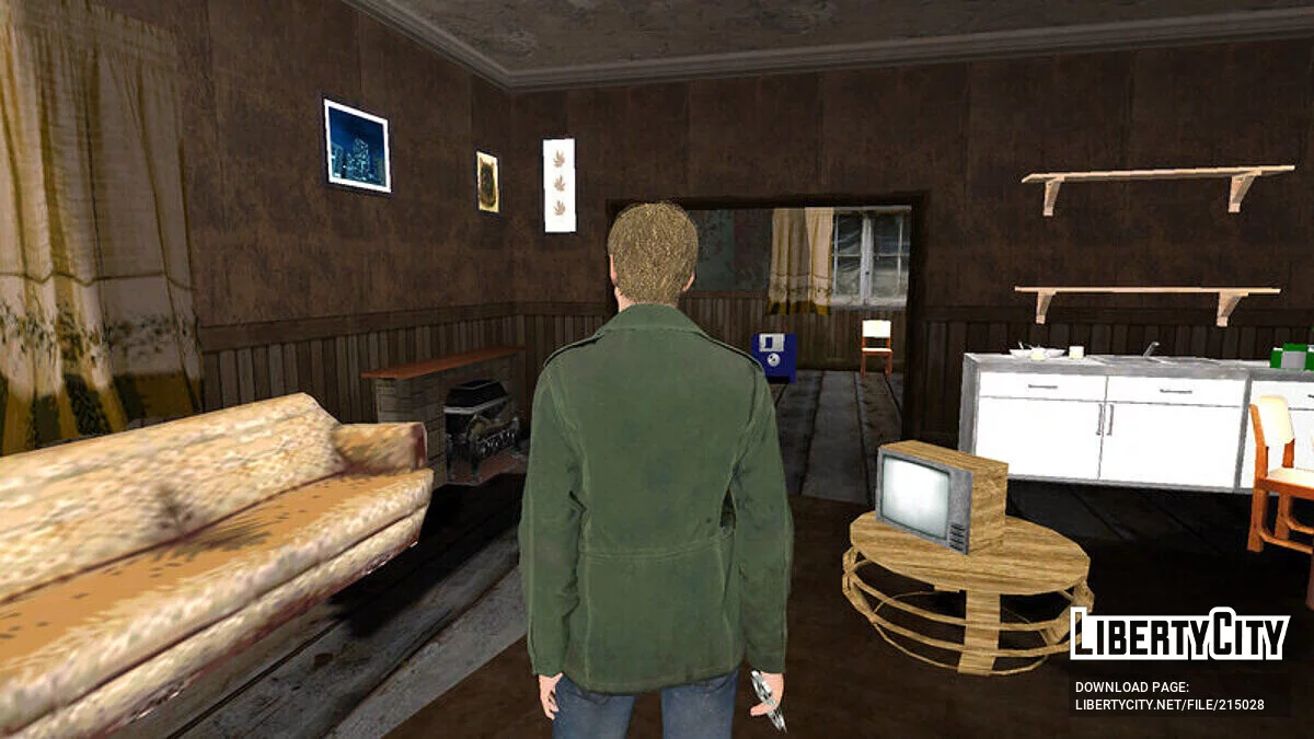 James and Maria from Silent Hill 2 Remake / GTA San Andreas