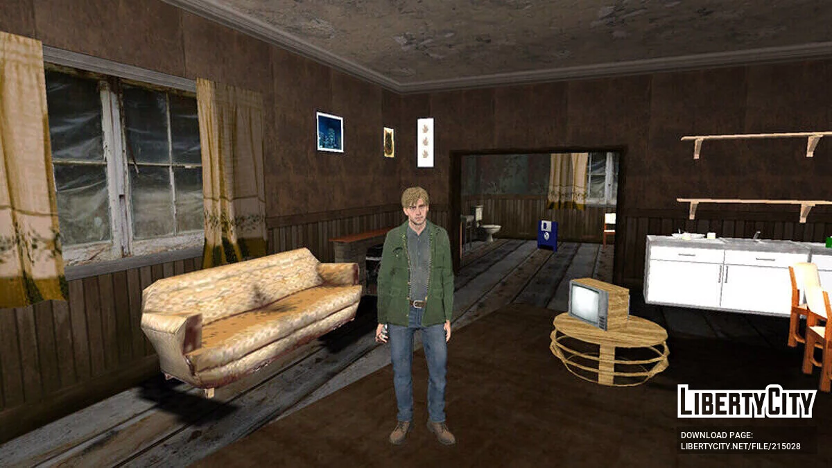 James and Maria from Silent Hill 2 Remake / GTA San Andreas