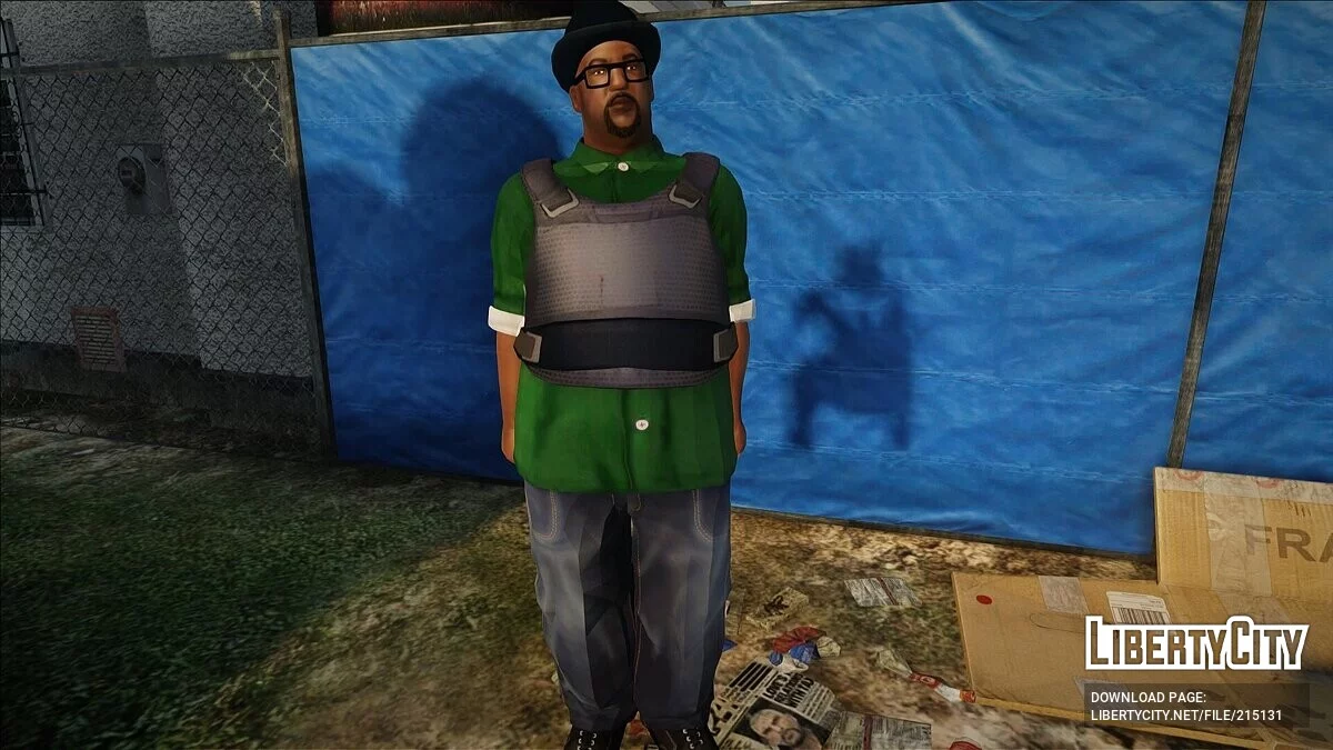 HD skin of Big Smoke from The Definitive Edition / GTA San Andreas