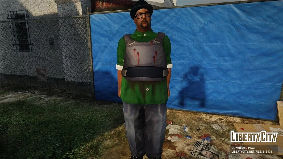HD skin of Big Smoke from The Definitive Edition / GTA San Andreas