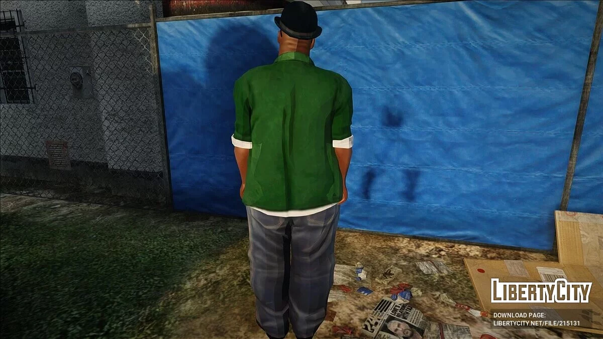 HD skin of Big Smoke from The Definitive Edition / GTA San Andreas
