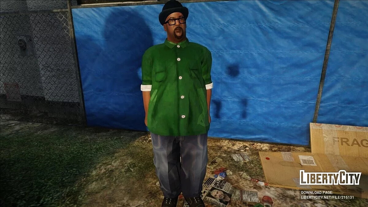 HD skin of Big Smoke from The Definitive Edition / GTA San Andreas