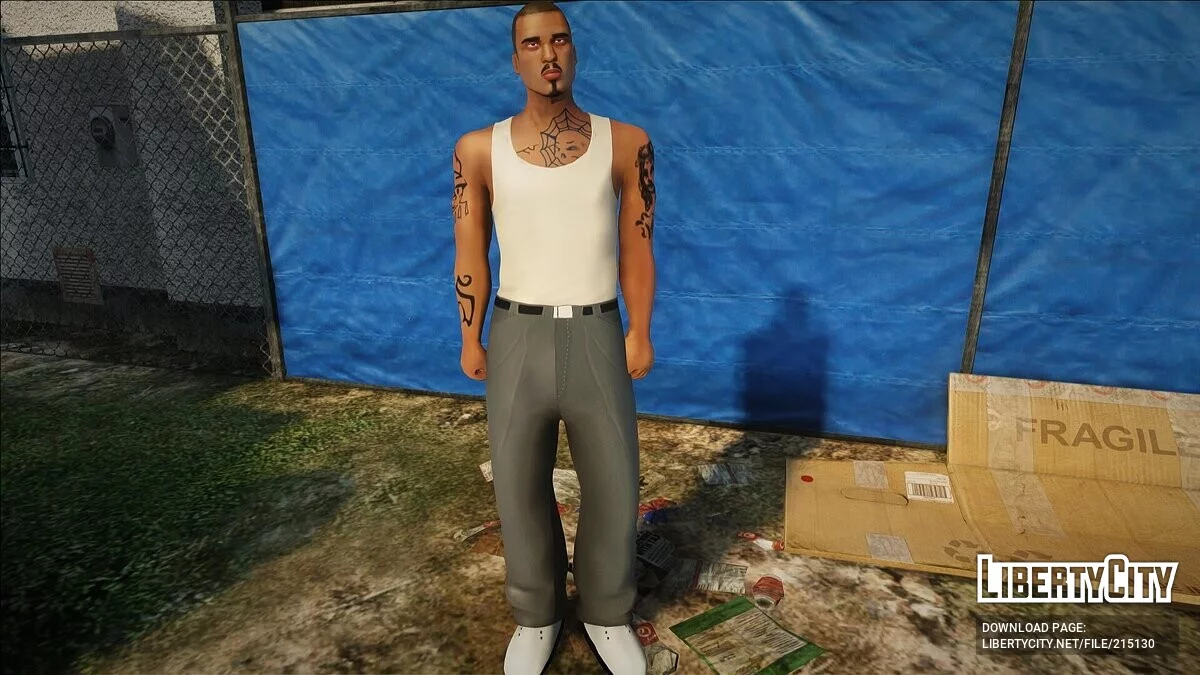 HD skin of Cesar Vialpando from The Definitive Edition / GTA San Andreas
