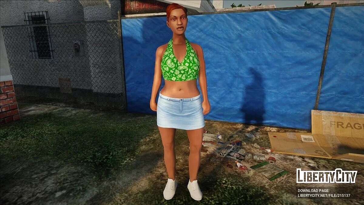 HD скін Кендл з The Definitive Edition / GTA San Andreas