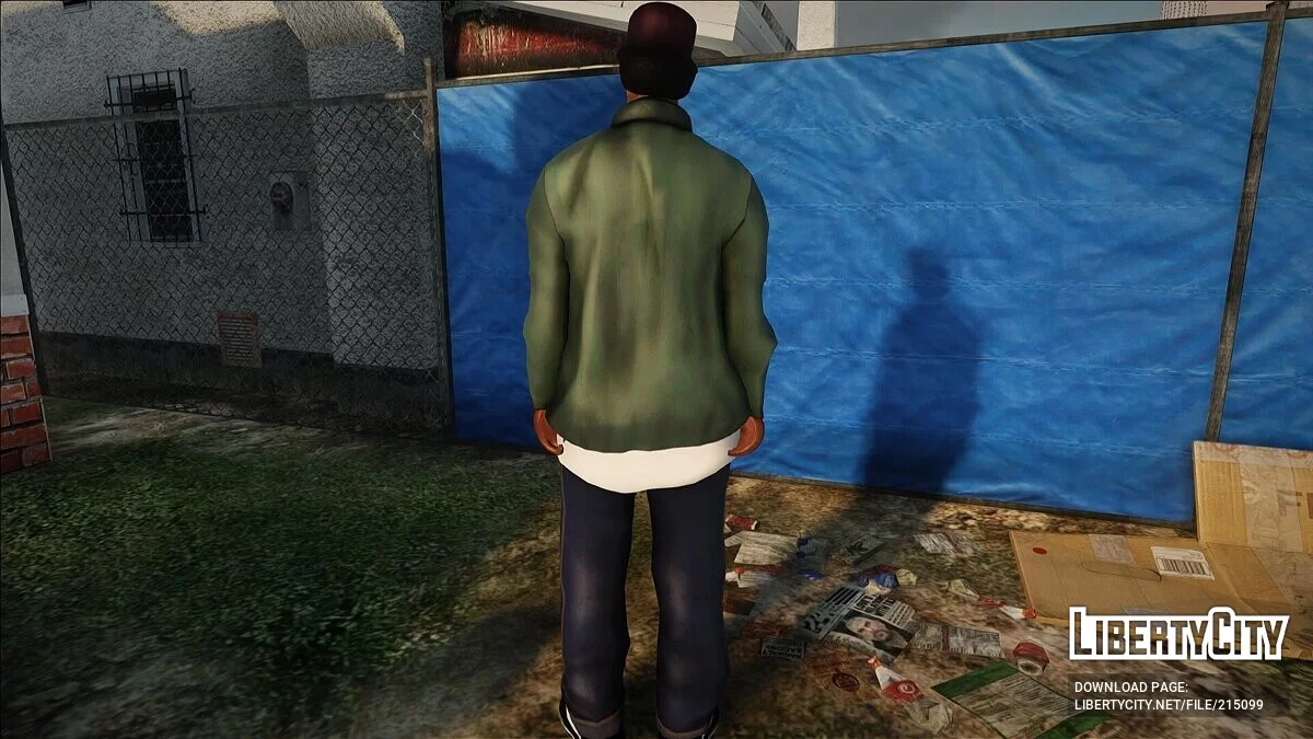 HD skin of Ryder from The Definitive Edition / GTA San Andreas
