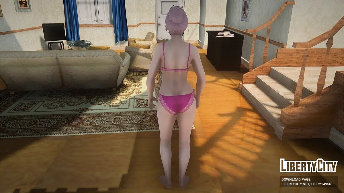 Eliza穿着内衣 / GTA San Andreas
