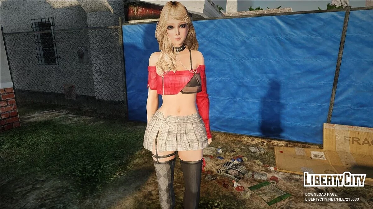 Amy from DOAXVV in a sexy outfit / GTA San Andreas