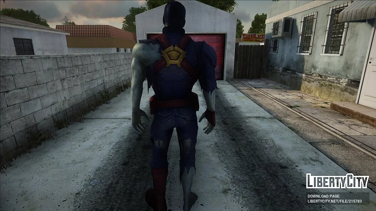 Marvel Gelecek Mücadele Zombi Kaptan Amerika / GTA San Andreas