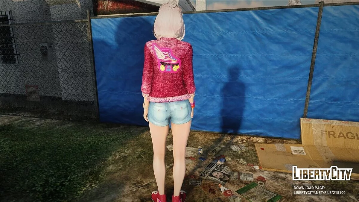 Luna in a jacket / GTA San Andreas