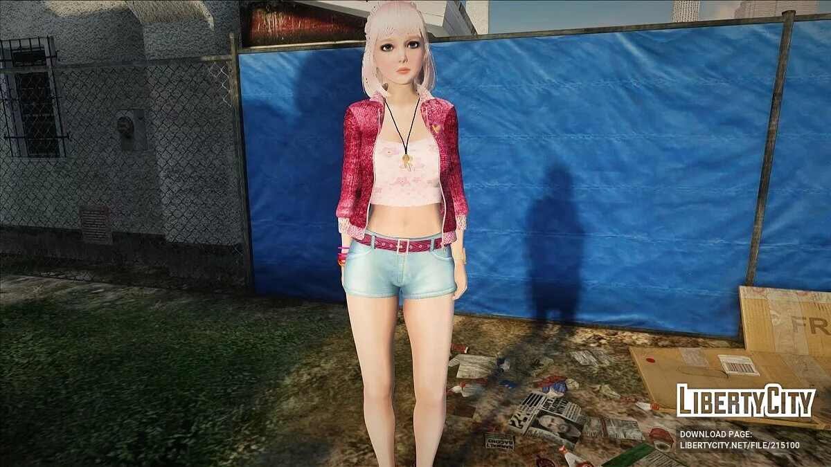 Luna in a jacket / GTA San Andreas