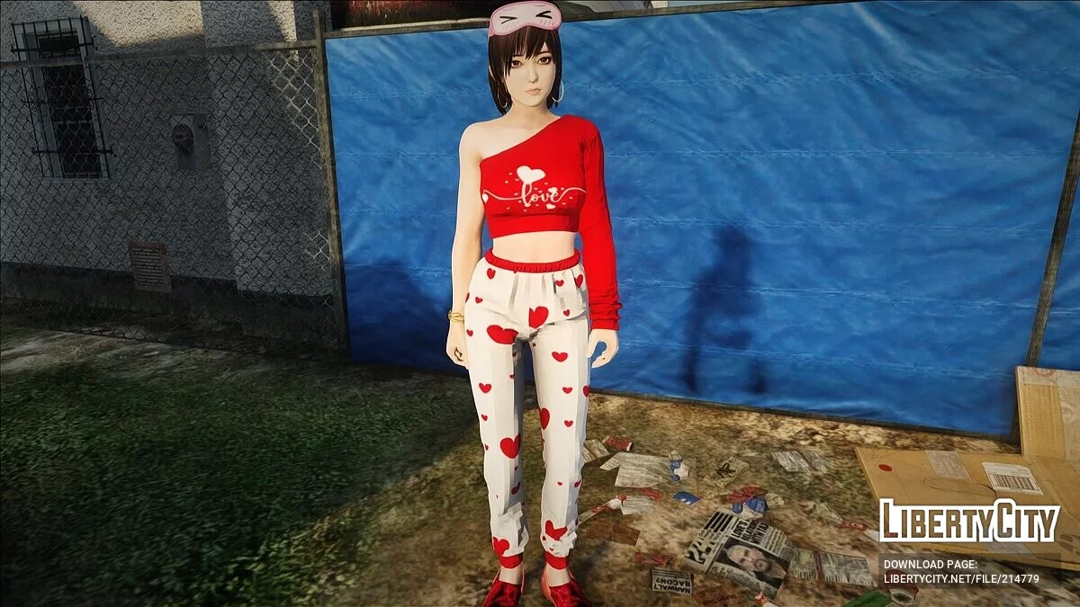 Miku Hinasaki dari Fatal Frame 5 (Hari Valentine) / GTA San Andreas