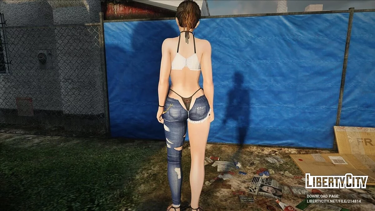 Nanami dari DOAXVV dalam pakaian seksi / GTA San Andreas