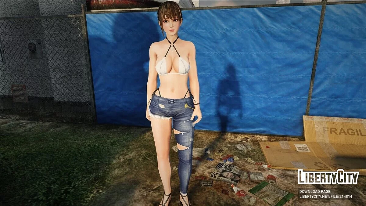 Nanami dari DOAXVV dalam pakaian seksi / GTA San Andreas