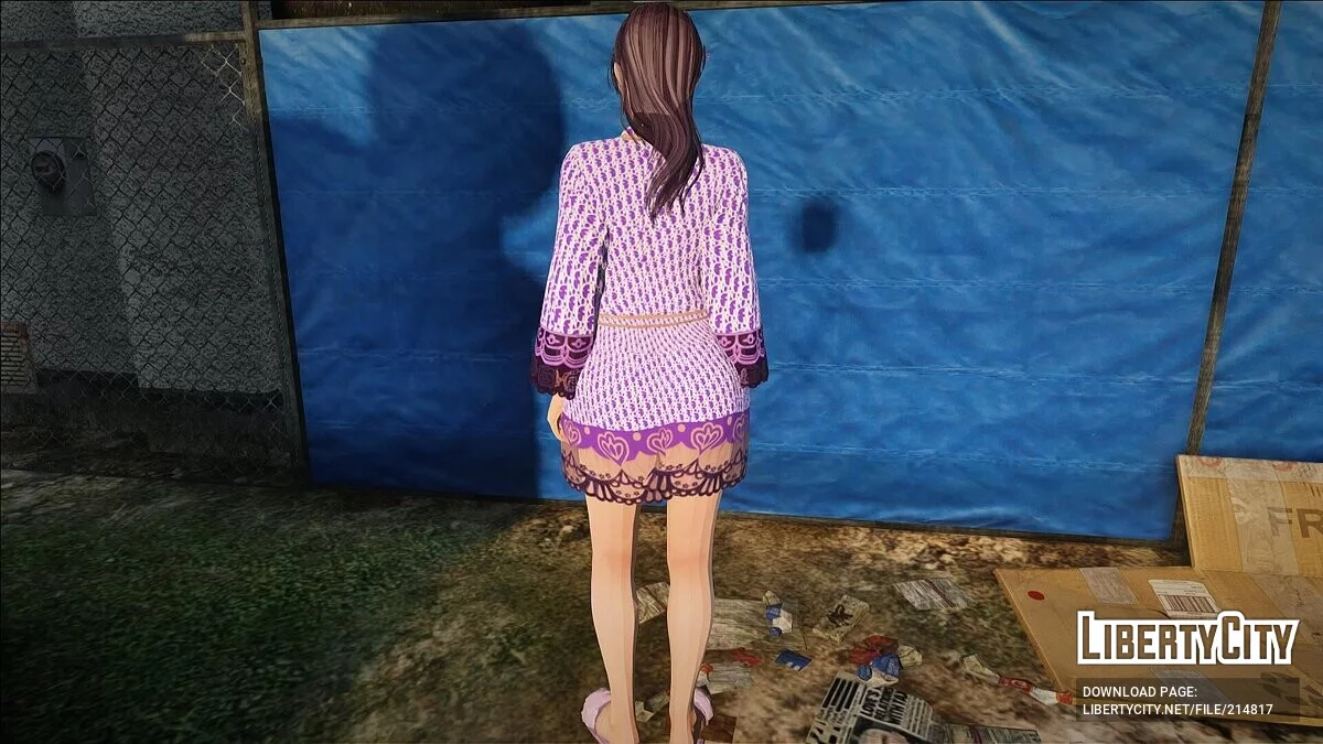 Shandy dari DOAXVV dalam pakaian Dior (Velvet Time) / GTA San Andreas