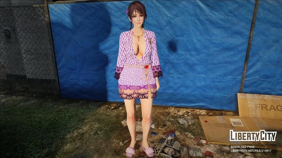 Shandy dari DOAXVV dalam pakaian Dior (Velvet Time) / GTA San Andreas