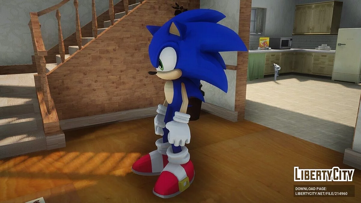 Sonic із Sonic Dream Team / GTA San Andreas