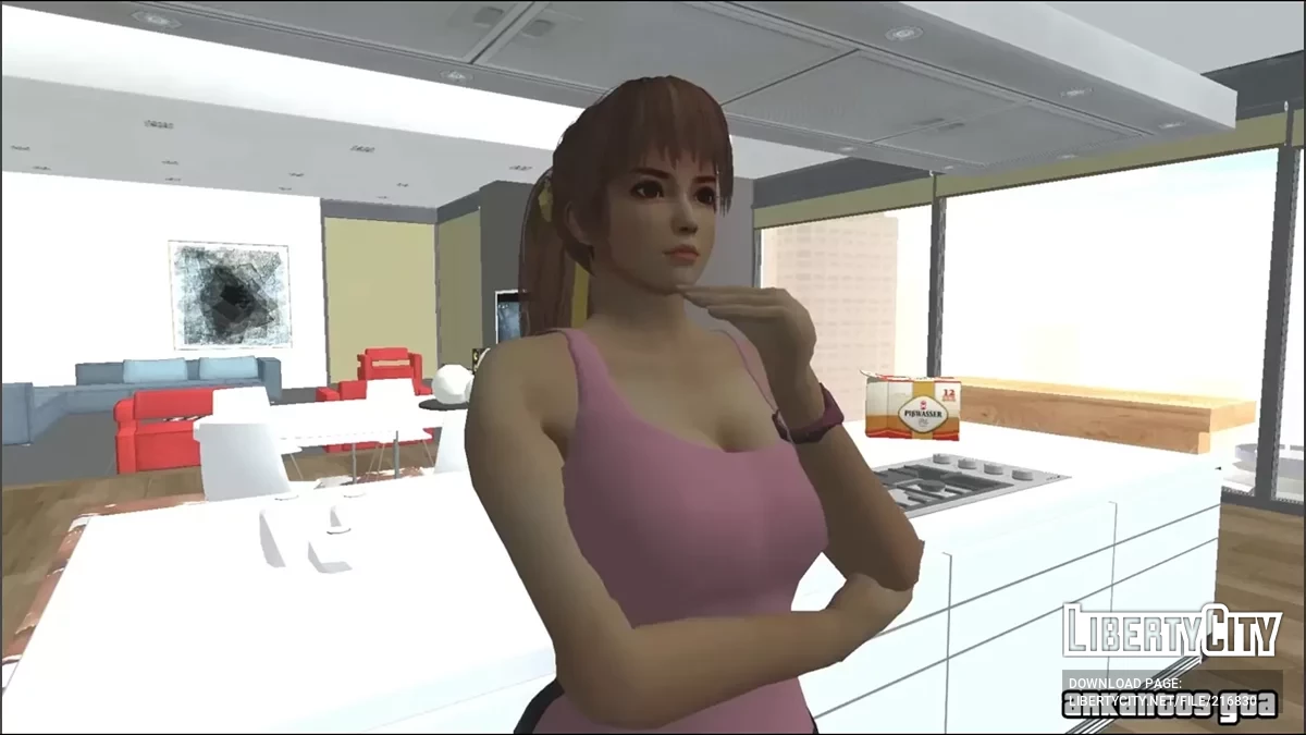Kasumi im Sportanzug Dead or Alive Xtreme Venus Vacation (DOAXVV) / GTA San Andreas