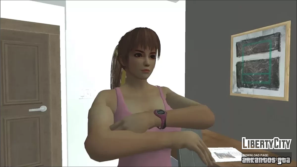 Kasumi im Sportanzug Dead or Alive Xtreme Venus Vacation (DOAXVV) / GTA San Andreas