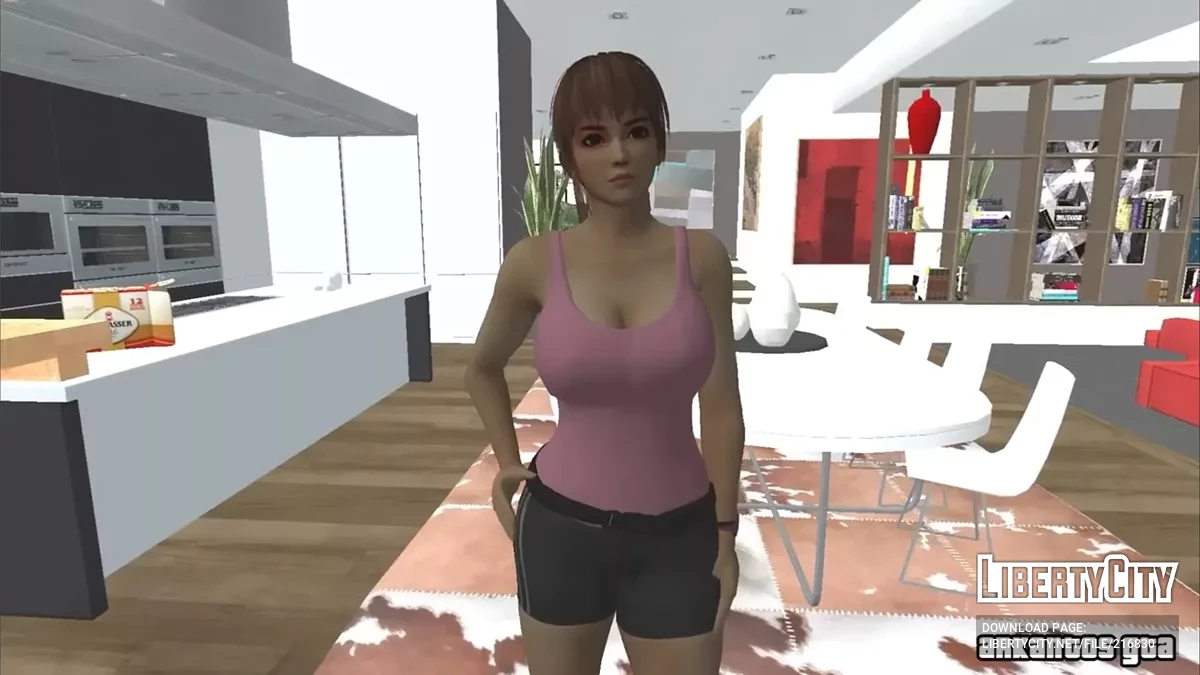 Kasumi im Sportanzug Dead or Alive Xtreme Venus Vacation (DOAXVV) / GTA San Andreas