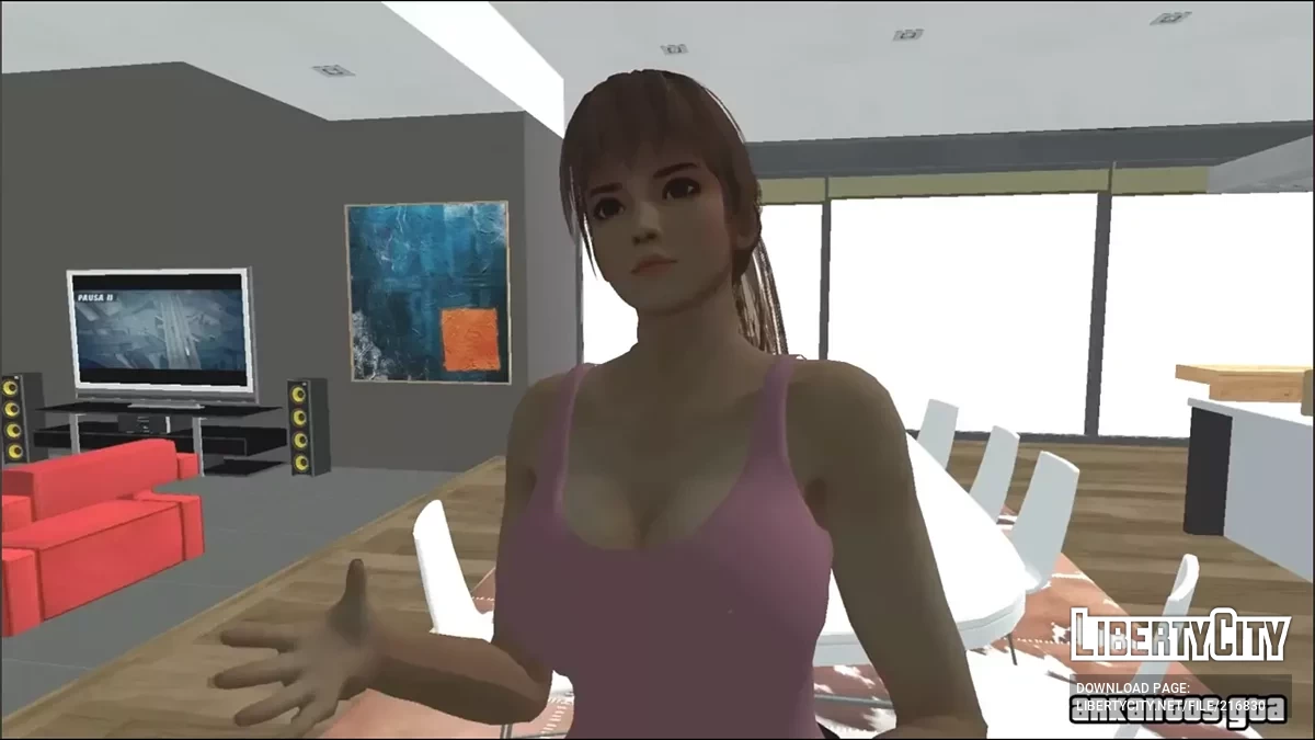 Kasumi im Sportanzug Dead or Alive Xtreme Venus Vacation (DOAXVV) / GTA San Andreas