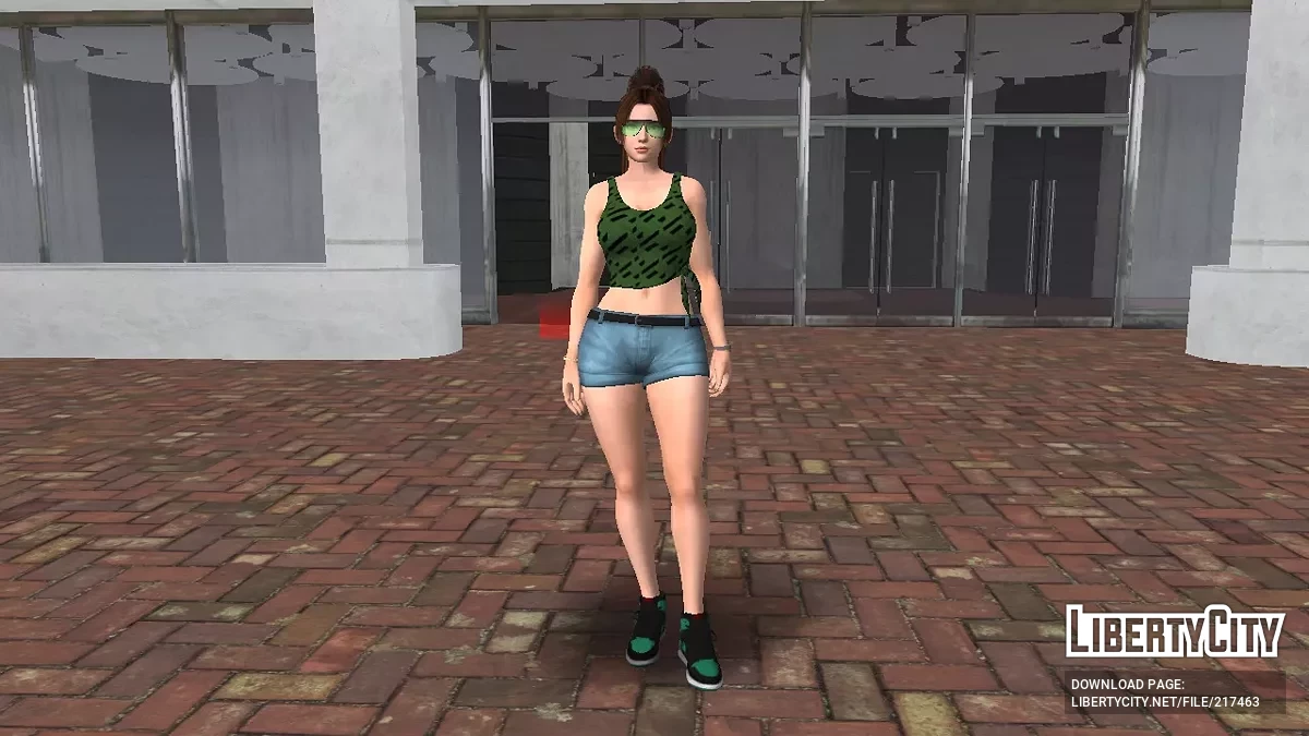 Mai Shiranui Dalam Kostum Gengster / GTA San Andreas