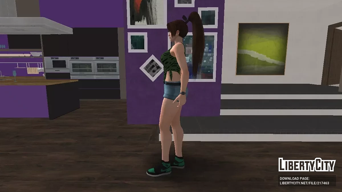 Mai Shiranui Dalam Kostum Gengster / GTA San Andreas