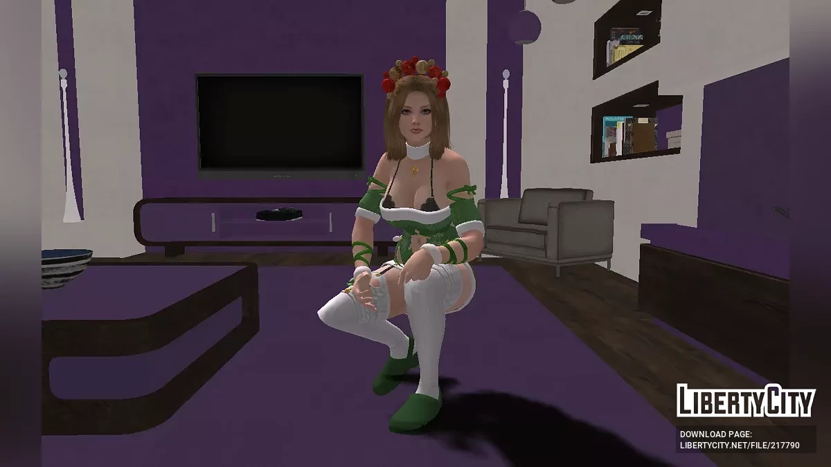 蒂娜·阿姆斯特朗的圣诞服装 / GTA San Andreas
