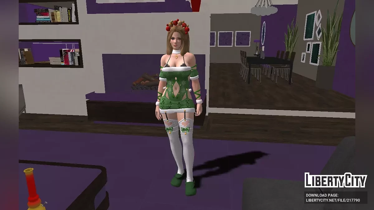 蒂娜·阿姆斯特朗的圣诞服装 / GTA San Andreas