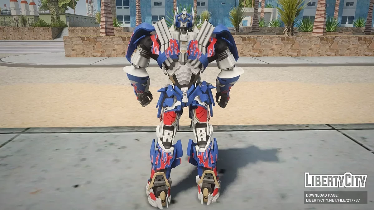 Cavaleiro Optimus Prime / GTA San Andreas