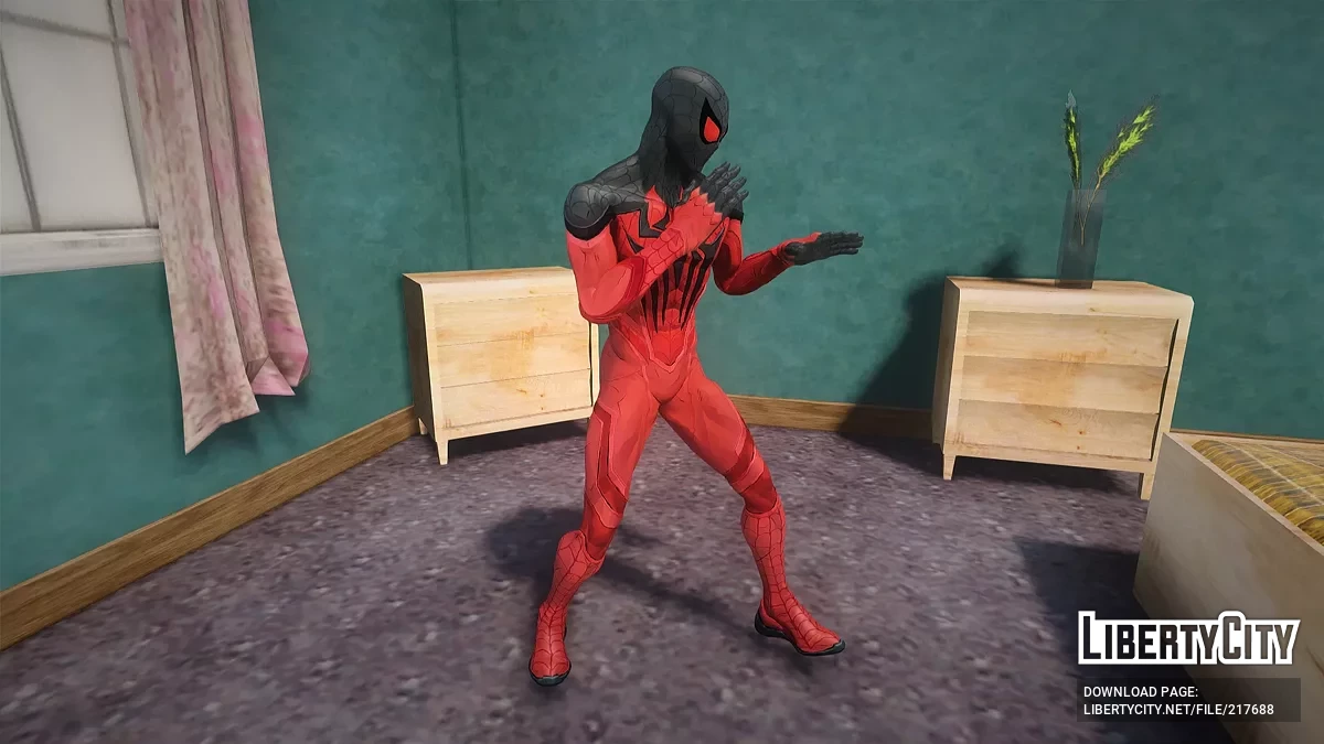 Червоний Павук з Marvel Rivals / GTA San Andreas