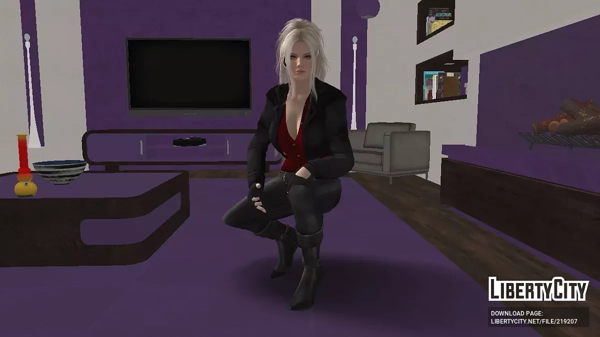 Крісті в костюмі агента / GTA San Andreas
