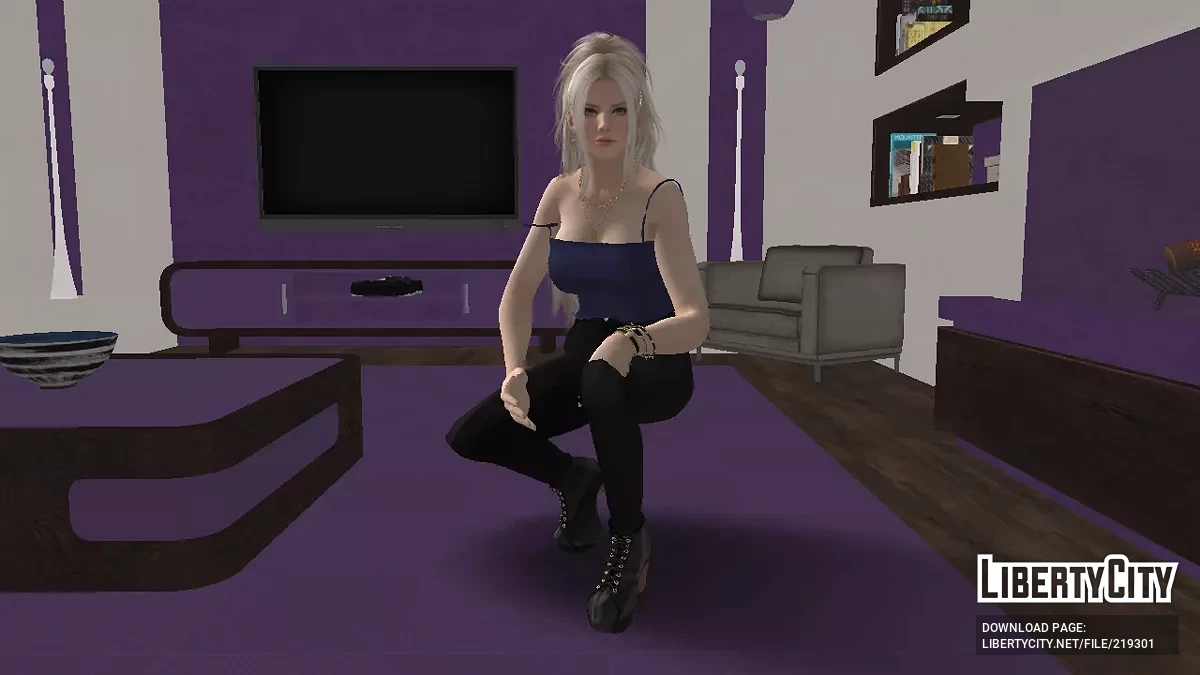 Christie en jeans / GTA San Andreas
