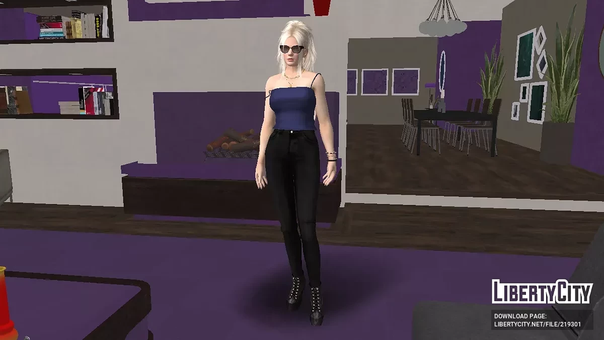 Christie en jeans / GTA San Andreas