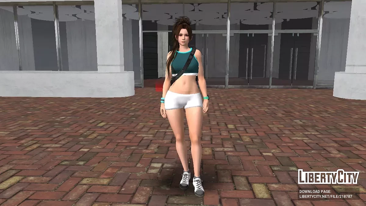 Май Ширануи в спортивном костюме / GTA San Andreas