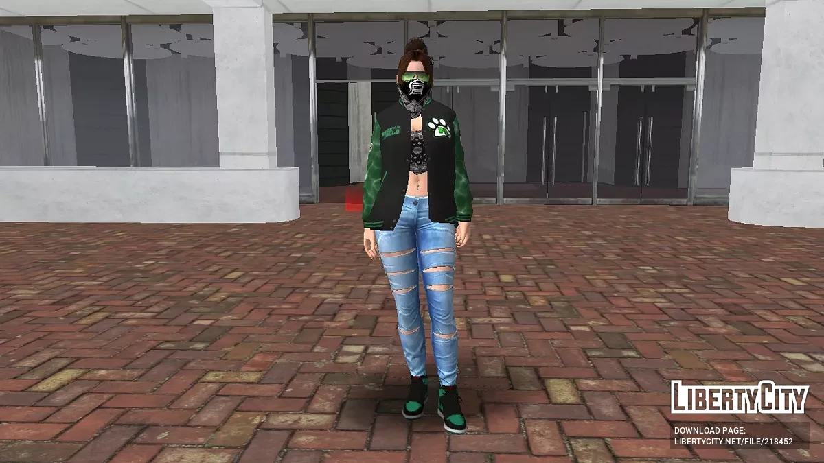 Mai Shiranui 穿着 PL 品牌服装 / GTA San Andreas