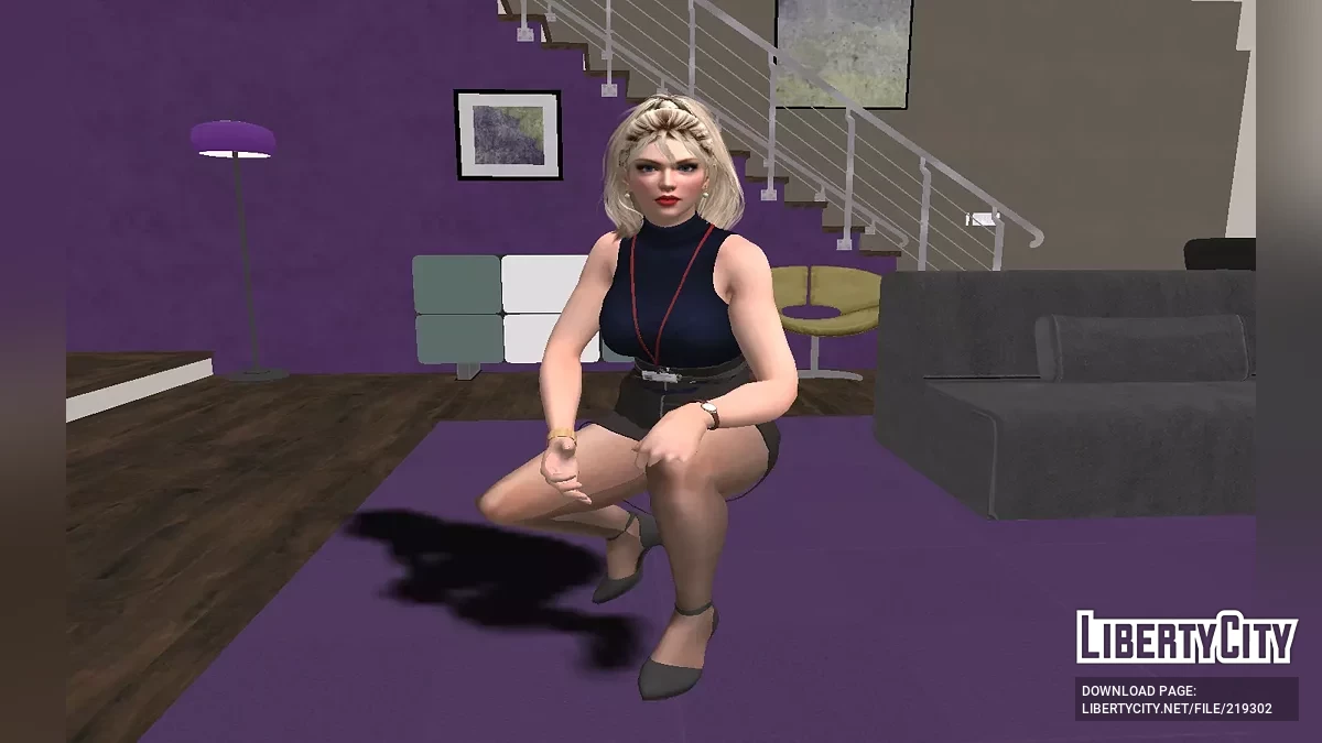 Rachel in Office Wear / GTA San Andreas