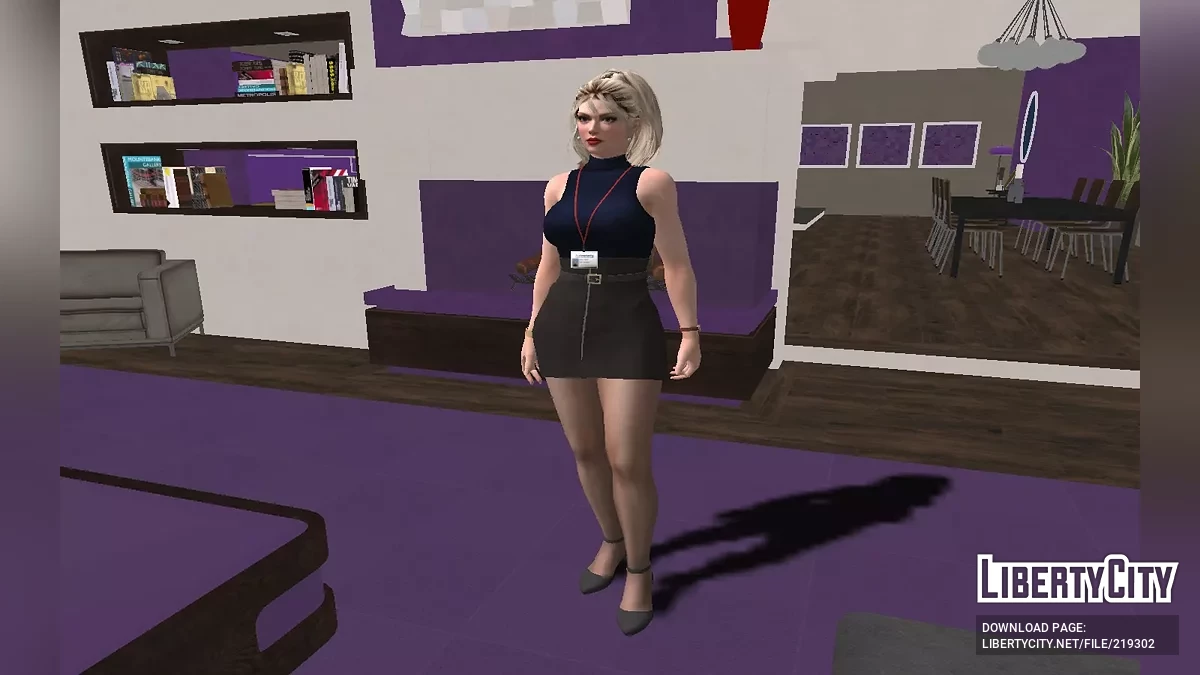 Rachel in Office Wear / GTA San Andreas