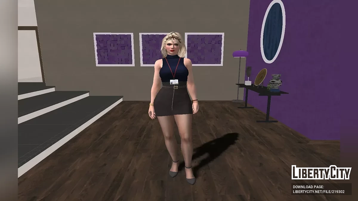Rachel in Office Wear / GTA San Andreas
