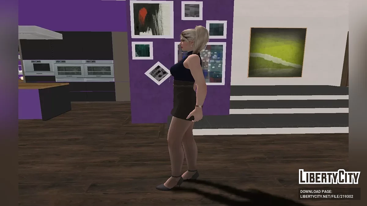 Rachel in Office Wear / GTA San Andreas
