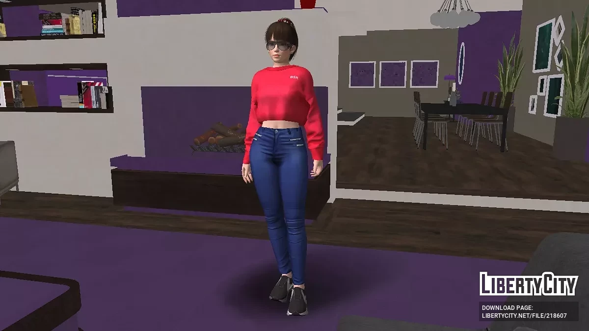 日常服装的雷芳 / GTA San Andreas