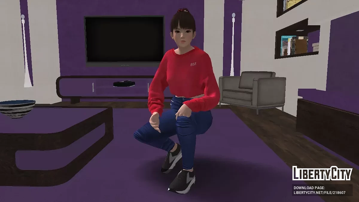 日常服装的雷芳 / GTA San Andreas
