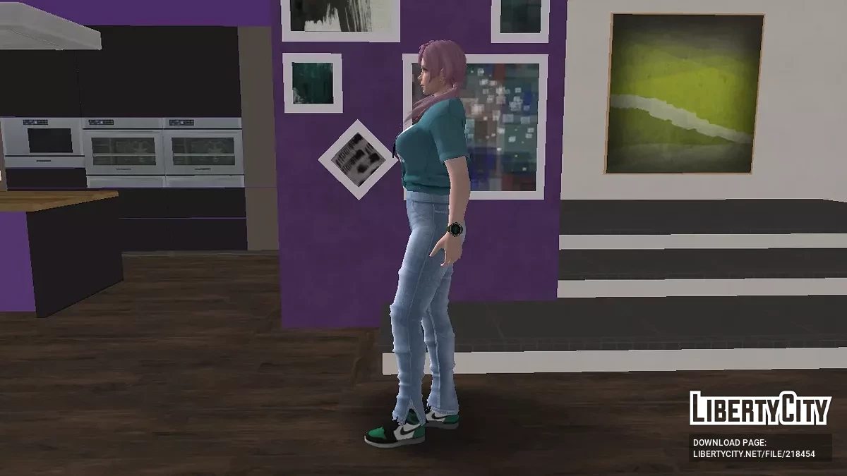 Аліса в костюмі Adidas / GTA San Andreas