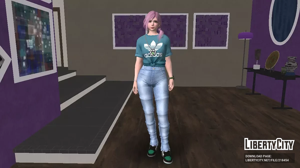 Аліса в костюмі Adidas / GTA San Andreas