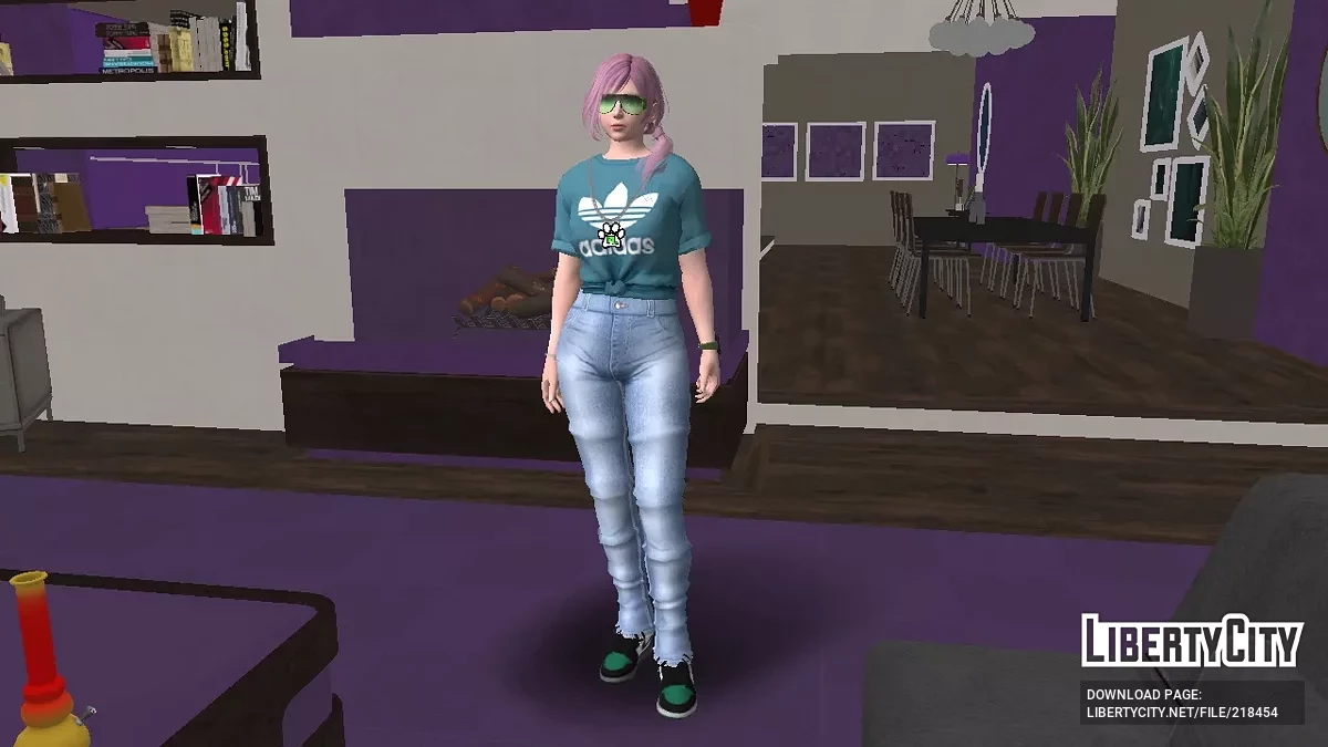 Аліса в костюмі Adidas / GTA San Andreas