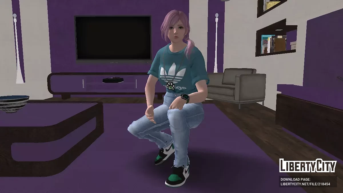 Аліса в костюмі Adidas / GTA San Andreas