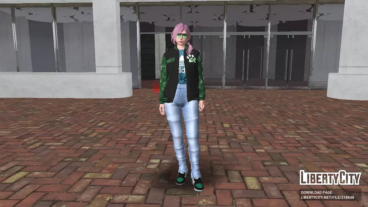 Eliza in a PL brand outfit / GTA San Andreas