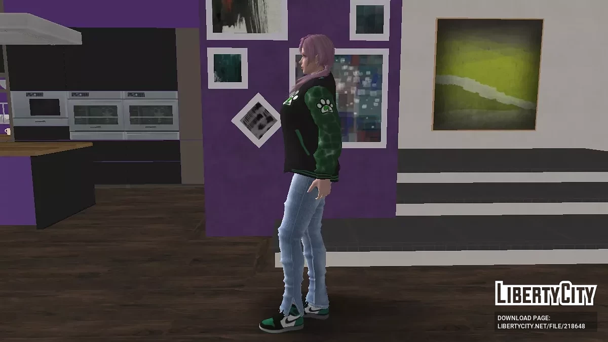 Eliza in a PL brand outfit / GTA San Andreas